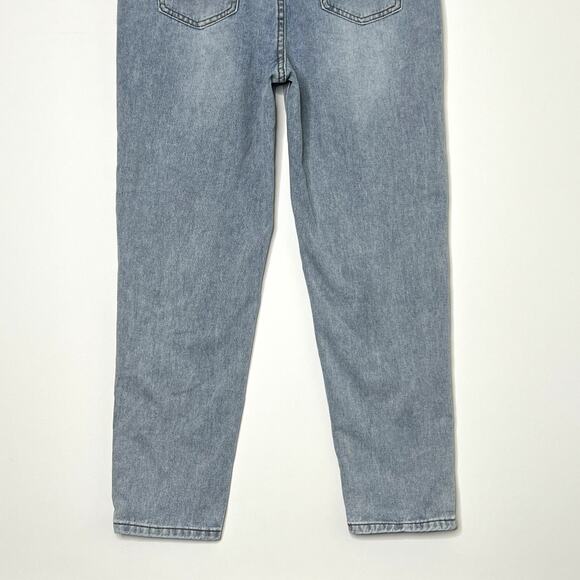 Dance and Marvel Distressed Bib Overalls Light Wash Womens Small - Picture 6 of 7